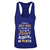 I Am A July Girl I've Got A Good Heart Birthday T-Shirt & Tank Top | Teecentury.com