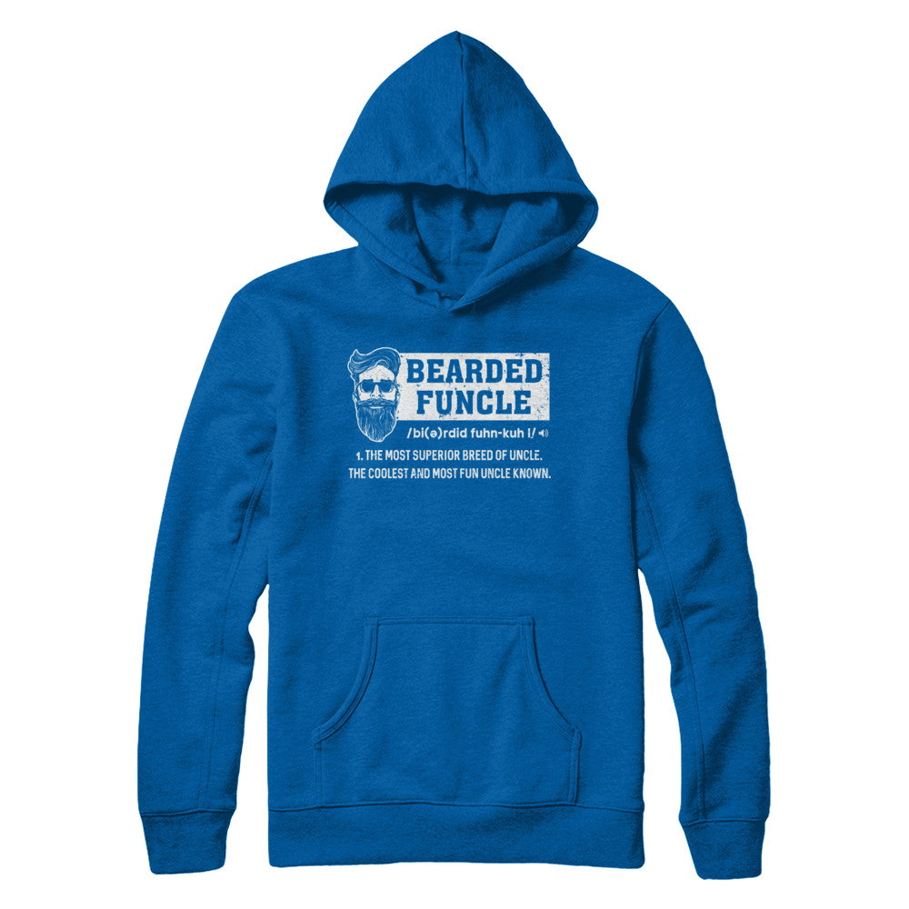 Bearded Funcle Funny Uncle Definition Beard T-Shirt & Hoodie | Teecentury.com