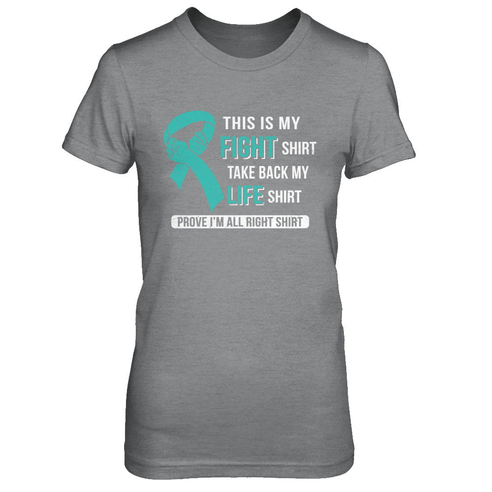 This Is My Fight Ovarian Cancer Awareness T-Shirt & Hoodie | Teecentury.com