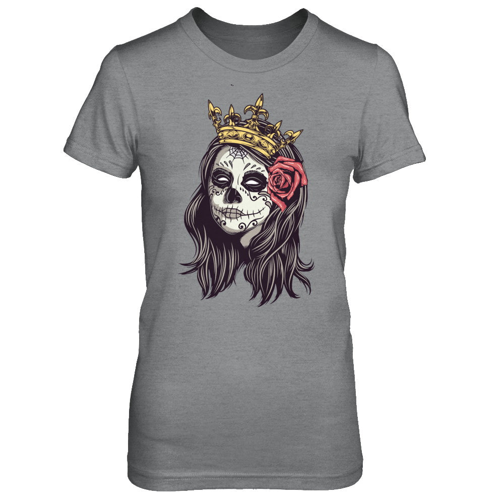 Halloween Queen Tattoos Costume Skeleton T-Shirt & Hoodie | Teecentury.com