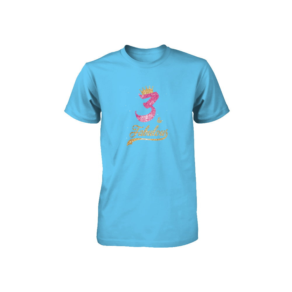 3Th And Fabulous Three Birthday Youth Youth Shirt | Teecentury.com