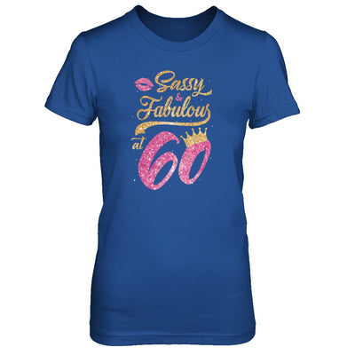 Sassy And Fabulous At 60th 1962 Birthday Gift T-Shirt & Tank Top | Teecentury.com