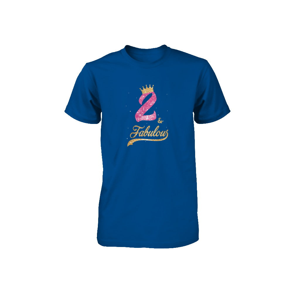 2Th And Fabulous Two Birthday Youth Youth Shirt | Teecentury.com
