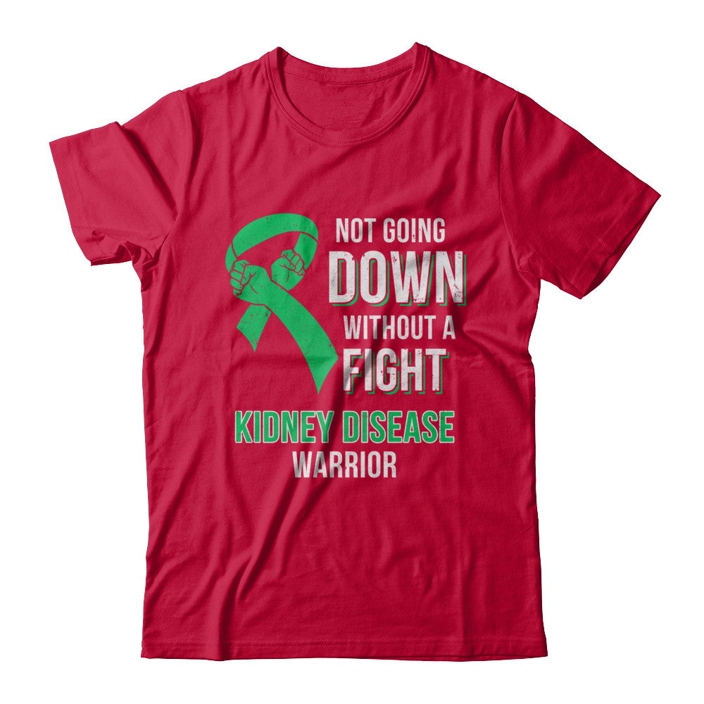 Not Going Down Without A Fight Kidney Disease Warrior T-Shirt & Hoodie | Teecentury.com