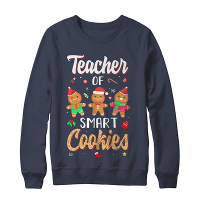 Cute Teacher Of Smart Cookies Merry Xmas Christmas T-Shirt & Sweatshirt | Teecentury.com