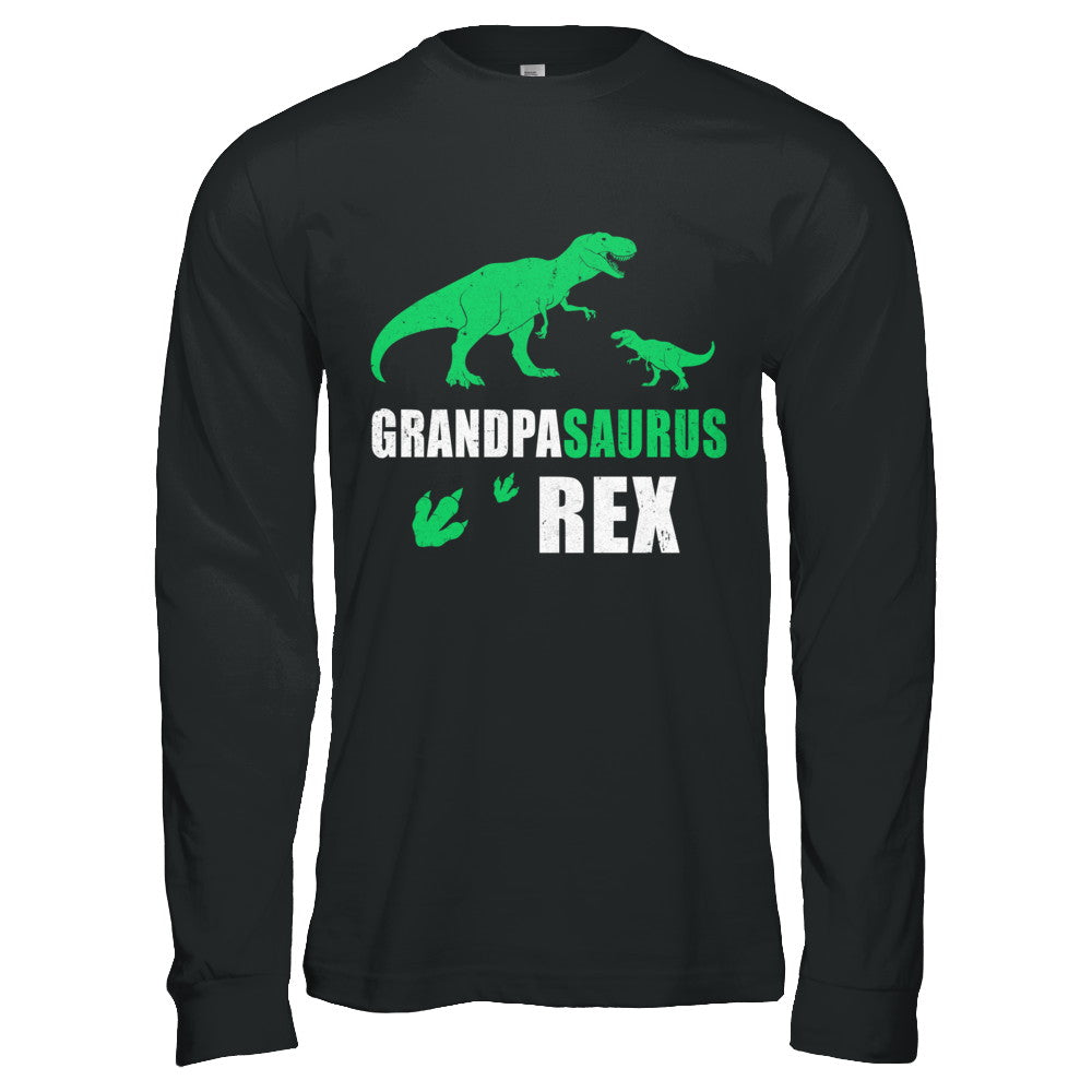 Dinosaur T-Rex Grandpasaurus Grandpa Saurus Fathers Day T-Shirt & Hoodie | Teecentury.com