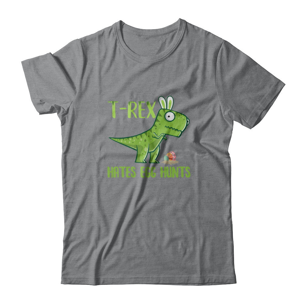 Funny Easter Bunny Dinosaur T-Rex Hates Egg Hunts T-Shirt & Tank Top | Teecentury.com