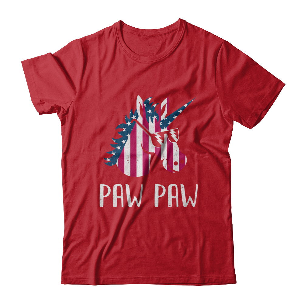 Patriotic Paw Paw Unicorn Americorn 4Th Of July T-Shirt & Hoodie | Teecentury.com