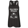 I'm A Simple Woman Coffee Pizza Camping T-Shirt & Tank Top | Teecentury.com