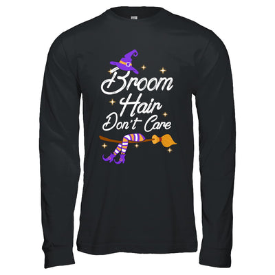 Broom Hair Don't Care Witch Halloween T-Shirt & Hoodie | Teecentury.com