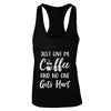 Funny Just Give Me Coffee And No One Gets Hurt T-Shirt & Tank Top | Teecentury.com