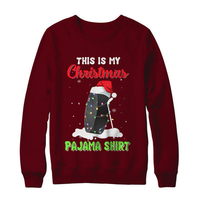 This Is My Christmas Pajama Xmas Hockey Santa T-Shirt & Sweatshirt | Teecentury.com