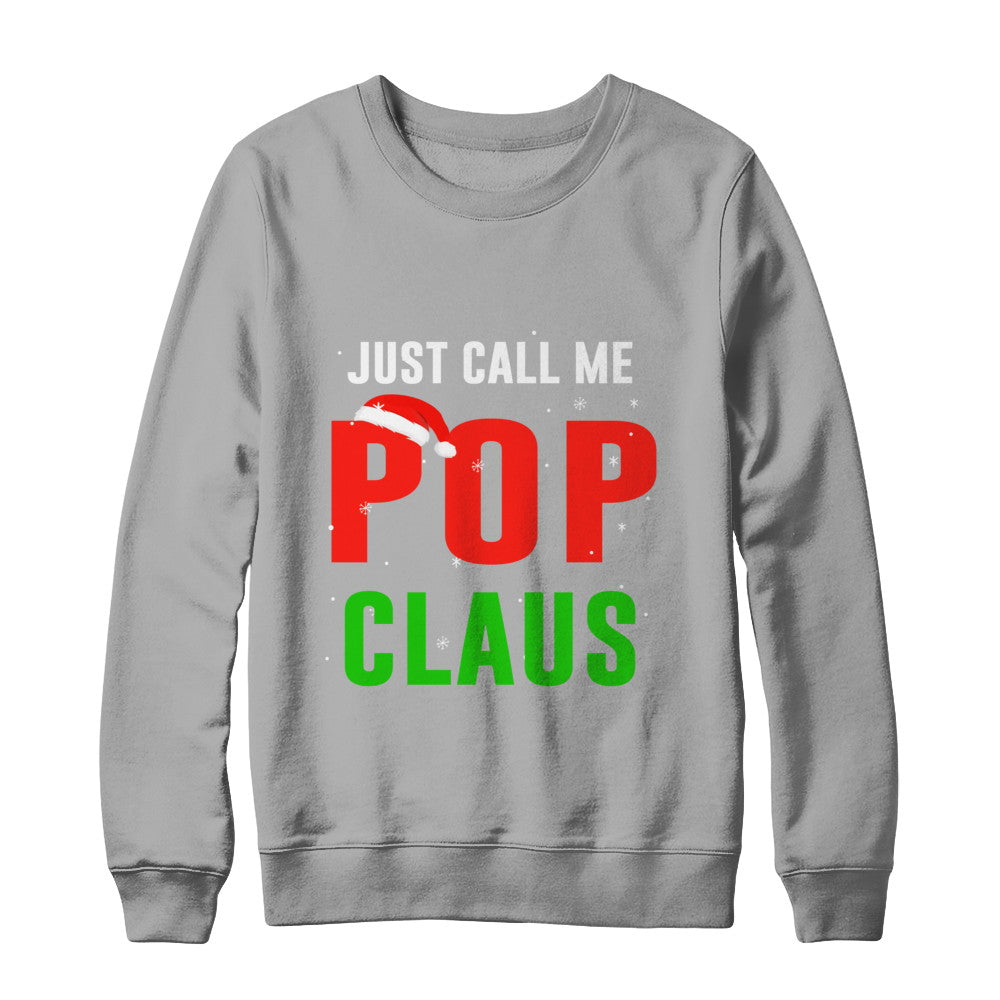 Santa Pop Claus Matching Family Christmas Pajamas T-Shirt & Sweatshirt | Teecentury.com