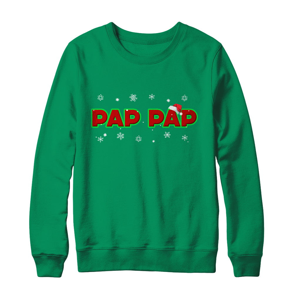 Pap Pap Christmas Santa Ugly Sweater Gift T-Shirt & Sweatshirt | Teecentury.com