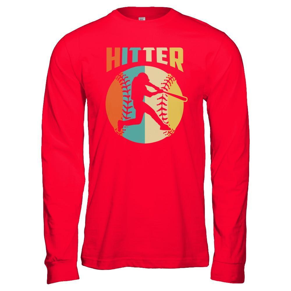 Classic Vintage Retro Style Hitter Baseball T-Shirt & Hoodie | Teecentury.com