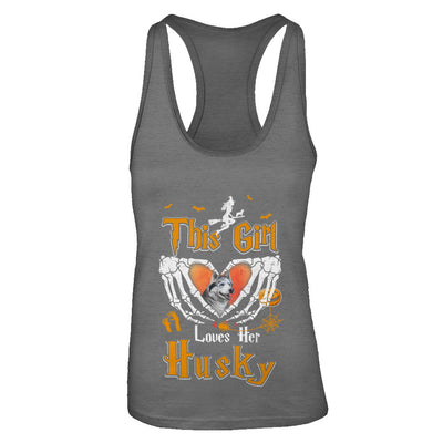 This Girl Love Her Dog Husky Halloween T-Shirt & Tank Top | Teecentury.com