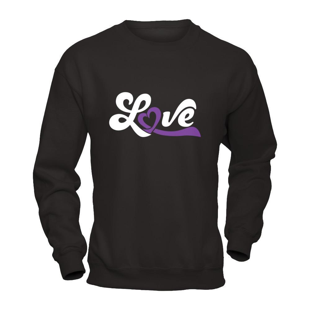 Love Purple Awareness Ribbon T-Shirt & Hoodie | Teecentury.com