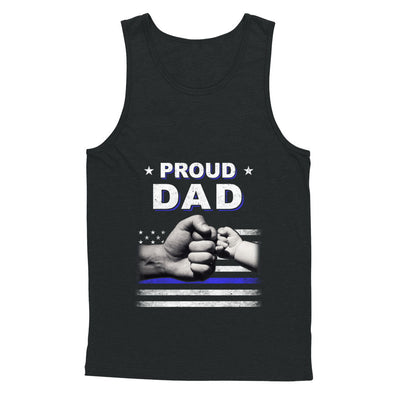 Proud Dad Police Thin Blue Line Flag Fathers Day T-Shirt & Hoodie | Teecentury.com