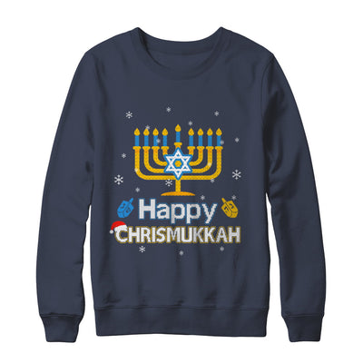 Happy Chrismukkah Ugly Hanukkah Christmas Sweater T-Shirt & Sweatshirt | Teecentury.com