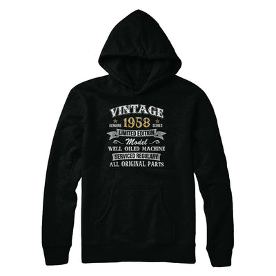 Vintage 64th Birthday Funny 1958 All Original Parts T-Shirt & Hoodie | Teecentury.com