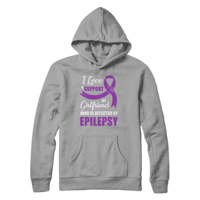 Epilepsy Awareness Support Purple Girlfriend Boyfriend T-Shirt & Hoodie | Teecentury.com
