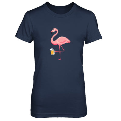 Beer Lover's Pink Flamingo Fun Party Beer T-Shirt & Tank Top | Teecentury.com