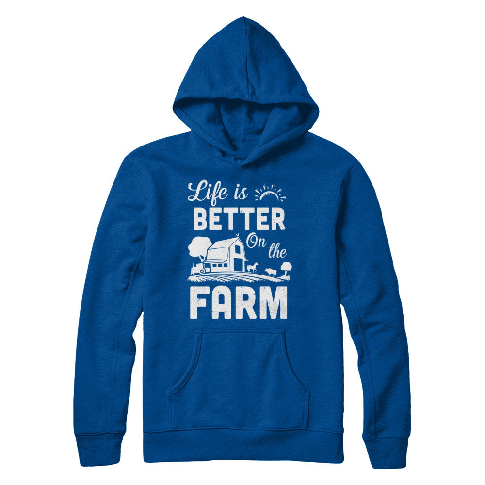 Life Is Better On The Farm Farmer T-Shirt & Hoodie | Teecentury.com