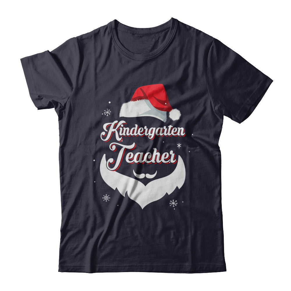 Kindergarten Teacher Claus Matching Christmas Santa T-Shirt & Sweatshirt | Teecentury.com