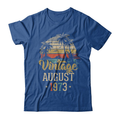 Retro Classic Vintage August 1973 49th Birthday Gift T-Shirt & Hoodie | Teecentury.com