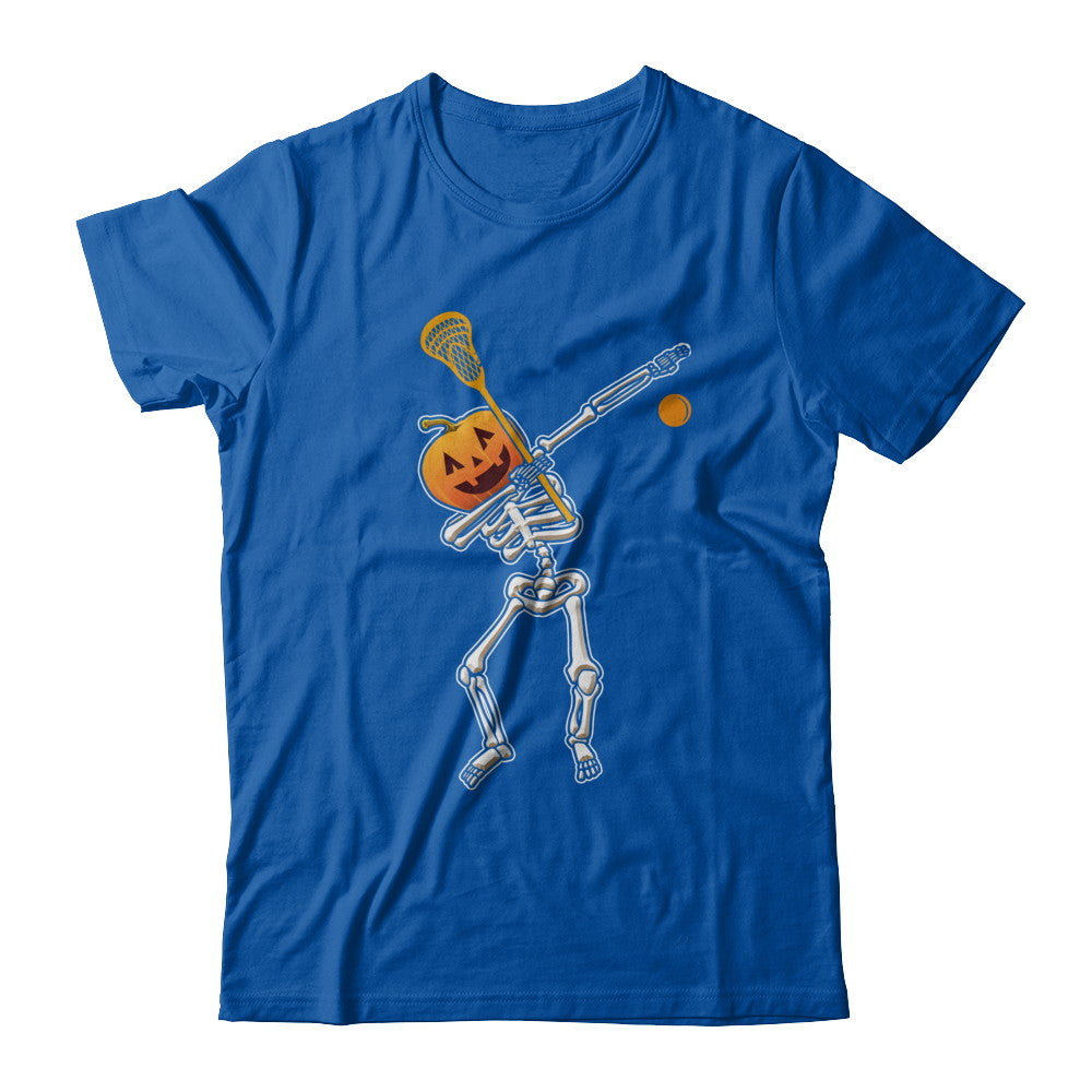 Halloween Dabbing Skeleton Lacrosse T-Shirt & Hoodie | Teecentury.com