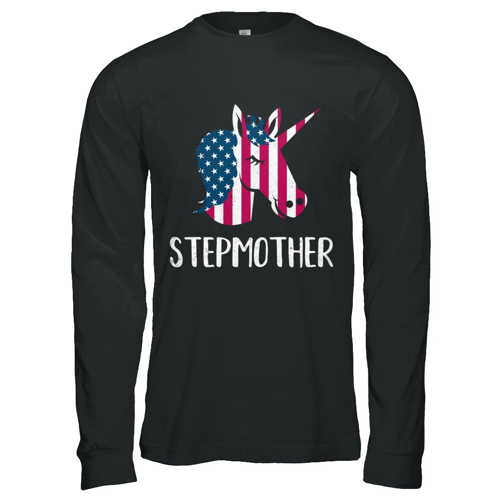 Patriotic Stepmother Unicorn Americorn 4Th Of July T-Shirt & Hoodie | Teecentury.com