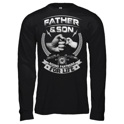 Motocross Father And Son Riding Partners For Life T-Shirt & Hoodie | Teecentury.com