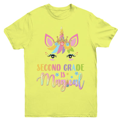 Second Grade is magical Unicorn Back to School 2nd Grade Youth Youth Shirt | Teecentury.com