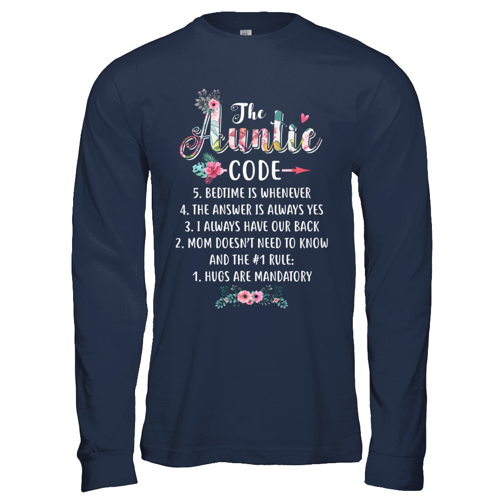 Funny The Auntie Code T-Shirt & Hoodie | Teecentury.com
