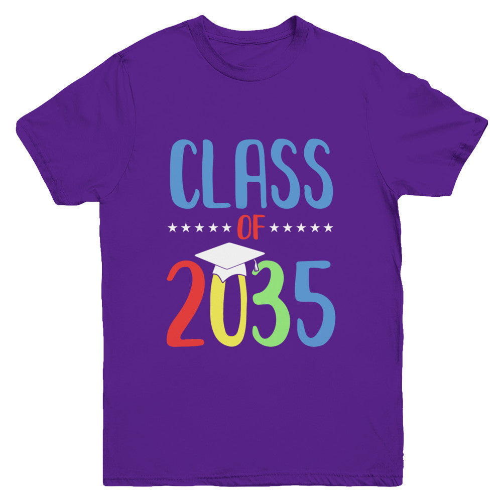 Grow With Me First Day Of School Class Of 2035 Youth Youth Shirt | Teecentury.com
