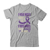 Friends Don't Let Friends Fight Cancer Alone Purple Violet Awareness T-Shirt & Tank Top | Teecentury.com