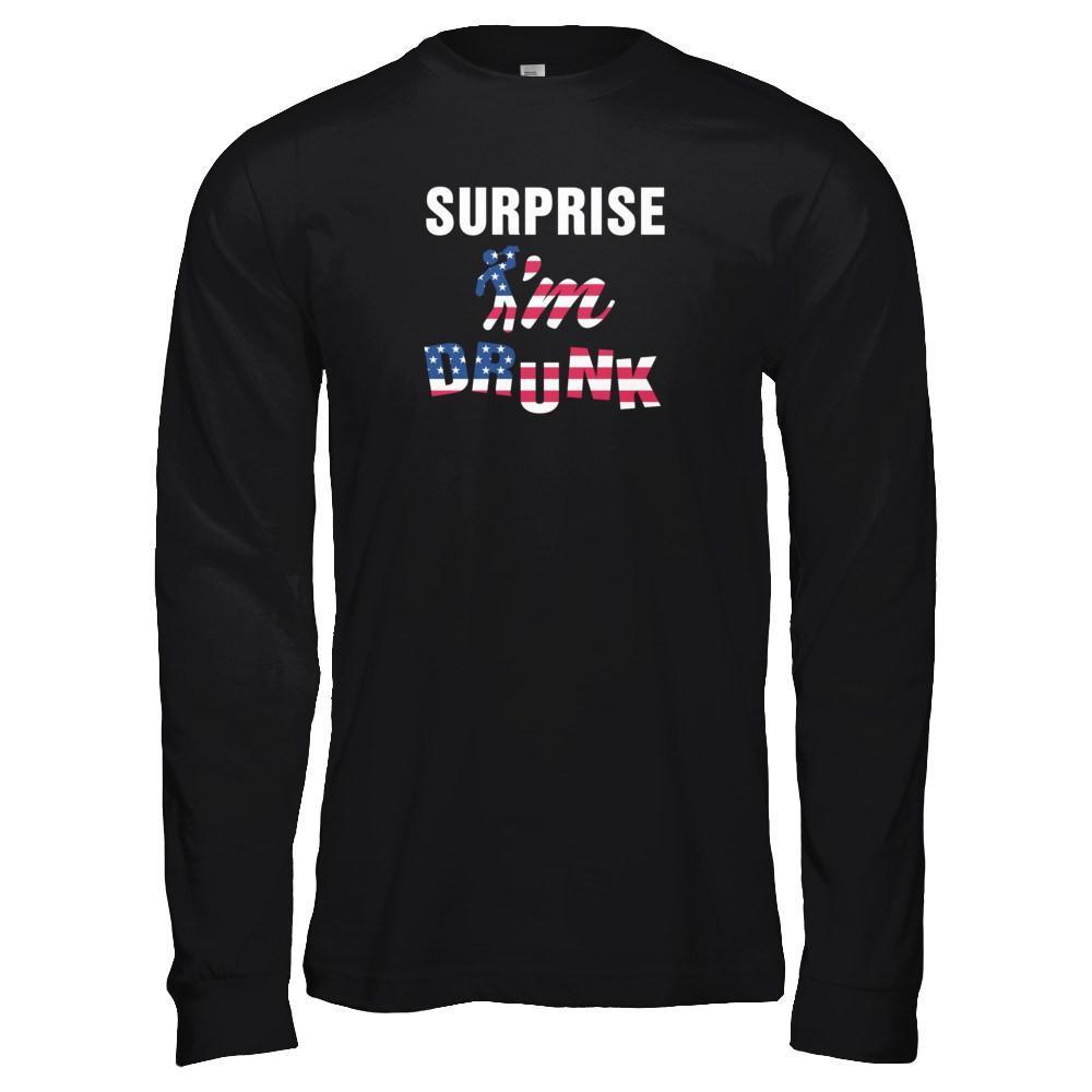Surprise I'm Drunk 4Th Of July T-Shirt & Tank Top | Teecentury.com