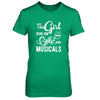 Funny This Girl Runs On Coffee And Musicals T-Shirt & Tank Top | Teecentury.com