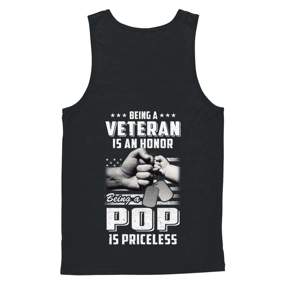 Being A Veteran Is An Honor Being A Pop Is Priceless T-Shirt & Hoodie | Teecentury.com