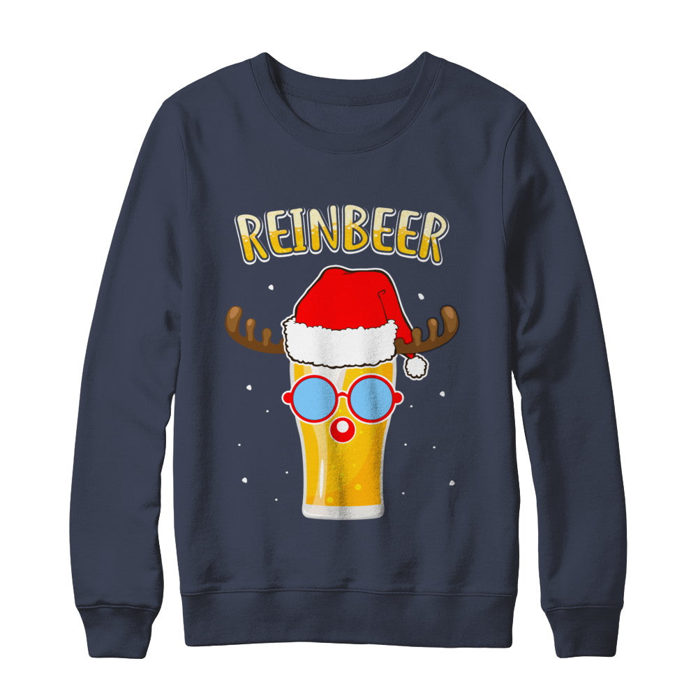 Funny Christmas Gift Beer Reindeer Lovers Reinbeer T-Shirt & Sweatshirt | Teecentury.com