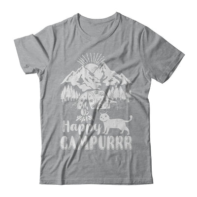 Cats Purr Happy Camppur Camper Camping T-Shirt & Hoodie | Teecentury.com