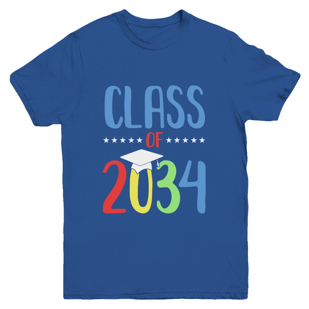 Grow With Me First Day Of School Class Of 2034 Youth Youth Shirt | Teecentury.com