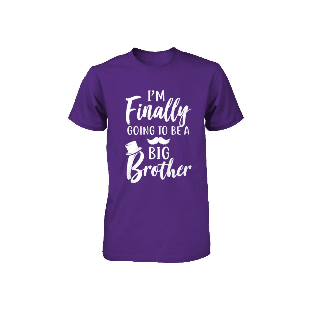 Cute I Am Finally Going To Be A Big Brother Youth Youth Shirt | Teecentury.com
