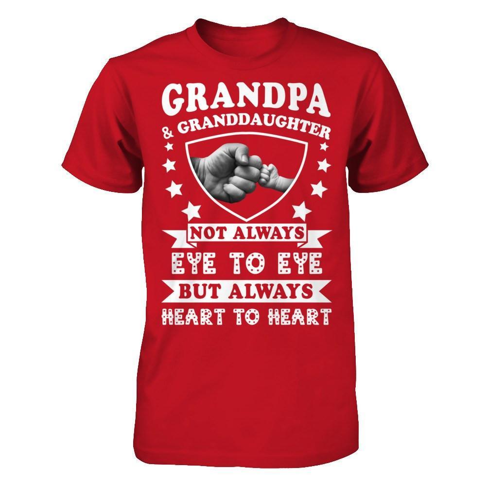Grandpa And Granddaughter Not Always Eye To Eye T-Shirt & Hoodie | Teecentury.com