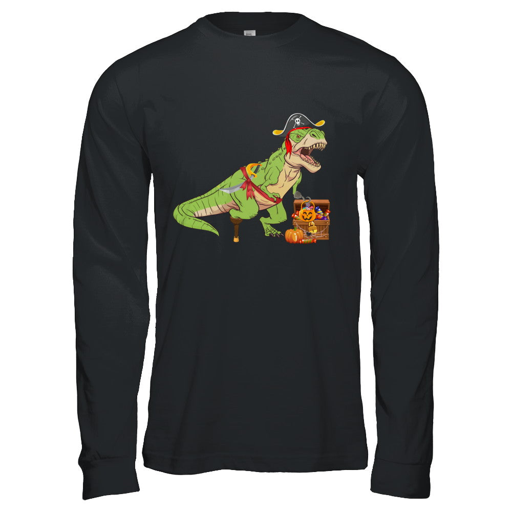Dinosaurs T-Rex Pirate Halloween Saurus For Men Women T-Shirt & Hoodie | Teecentury.com