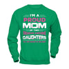 I'm Proud Mom Of Two Freaking Awesome Daughters T-Shirt & Hoodie | Teecentury.com