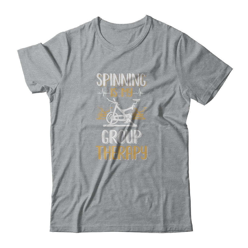 Spin Class Is My Group Therapy Shirt For Indoor Cycling Gift