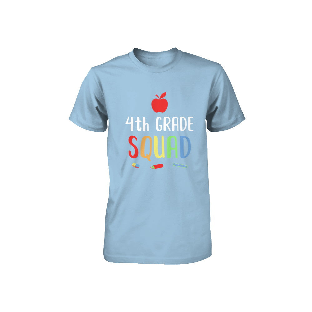 4th Grade Squad Back To School Teacher Fourth Grade Youth Youth Shirt | Teecentury.com
