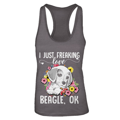 Dog I Just Freaking Love Beagle T-Shirt & Tank Top | Teecentury.com
