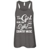 Funny This Girl Runs On Coffee And Country Music T-Shirt & Tank Top | Teecentury.com